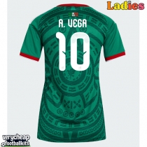 Mexico Alexis Vega #10 Replica Home Shirt Ladies World Cup 2026 Short Sleeve